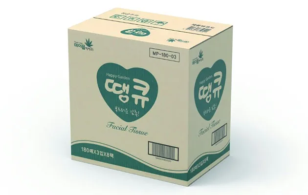 미용티슈 상자 제품컷