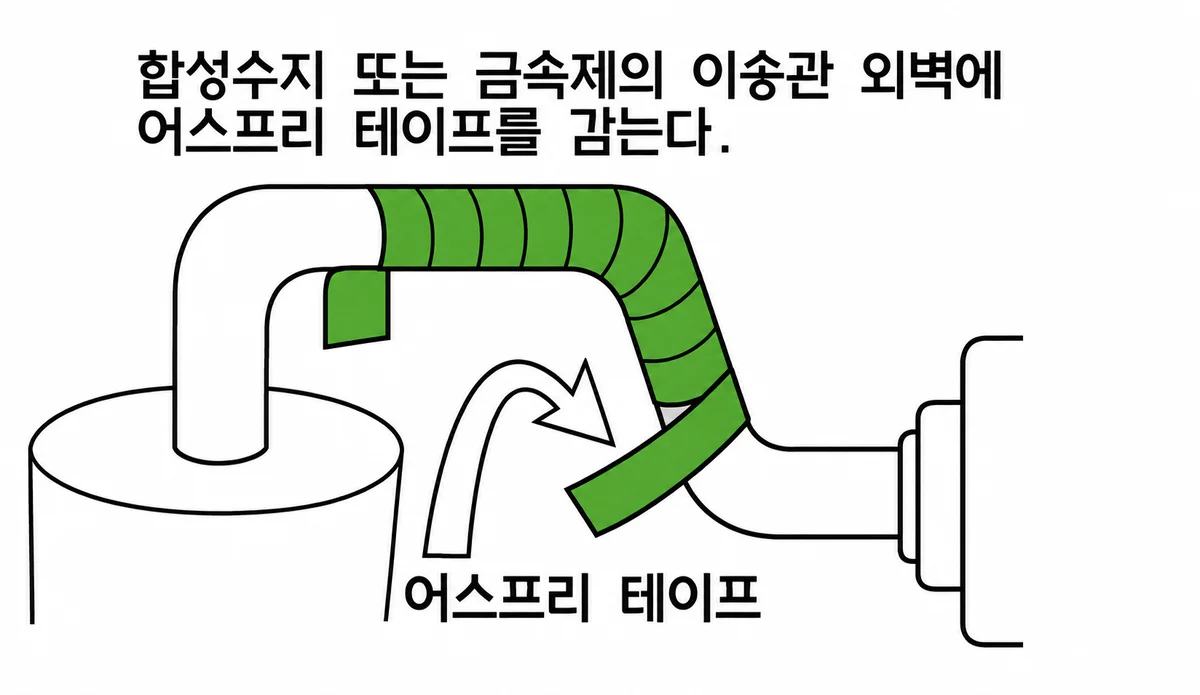 이송관에 감기